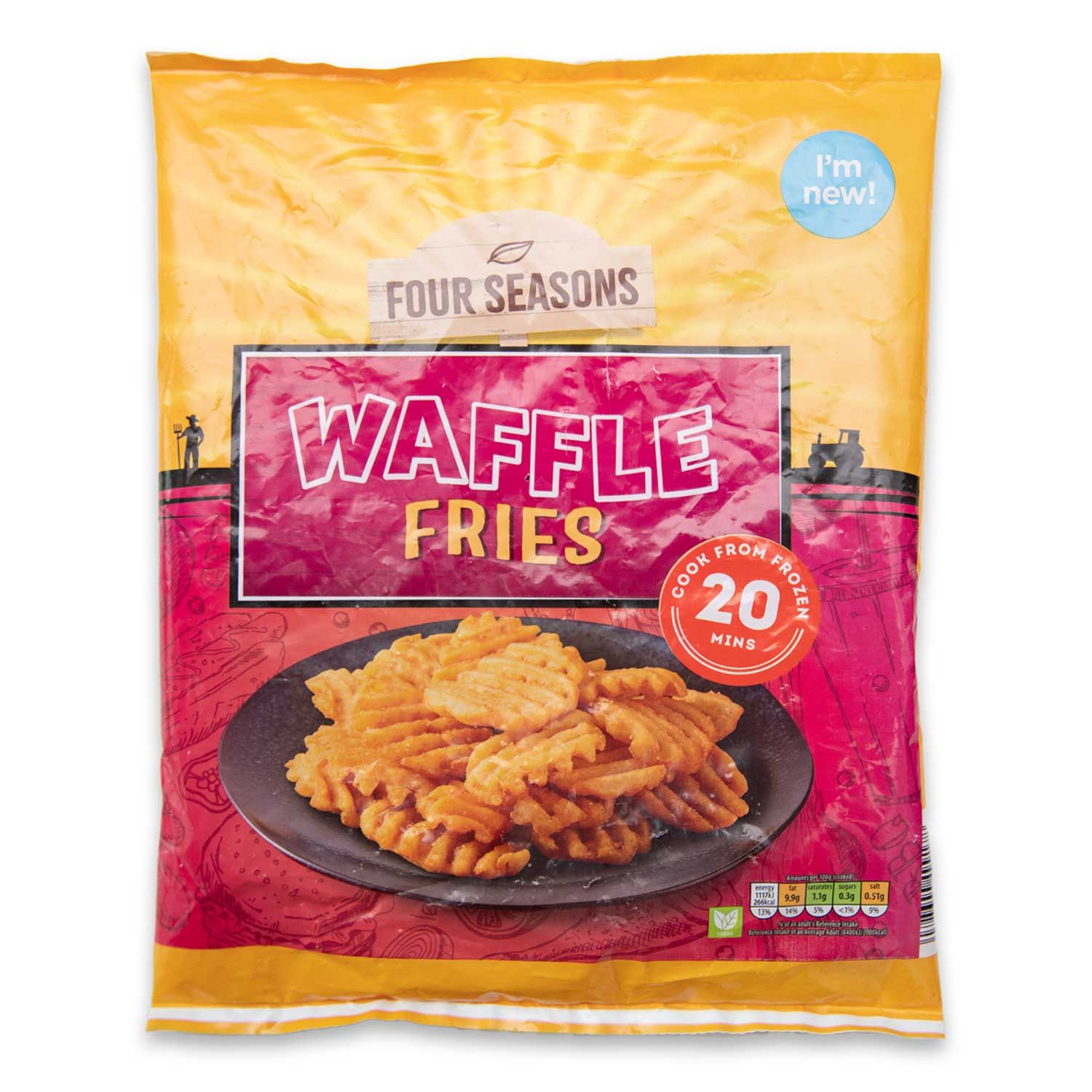 Waffle Fries 550g Four Seasons